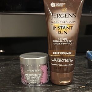 JERGENS ~ instant Deep Bronze Sunless Tanning Moisturizer bundle of 2💞 🔥